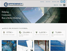 Tablet Screenshot of efficiencyengineering.com